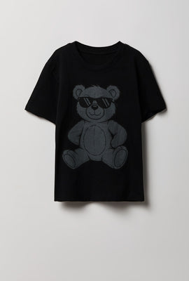 T-shirt imprimé ours en peluche junior