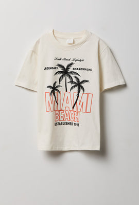 T-shirt imprimé Miami Beach junior