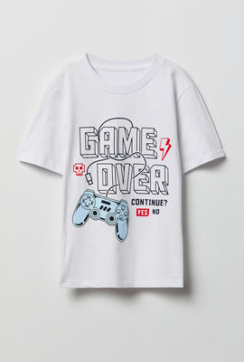 Youth Game Over Graphic Tee