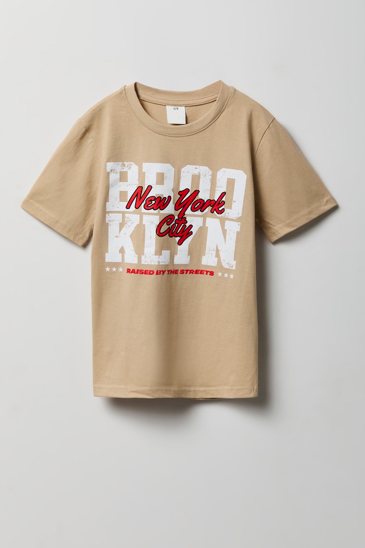 Youth New York City Graphic Tee - Tan /