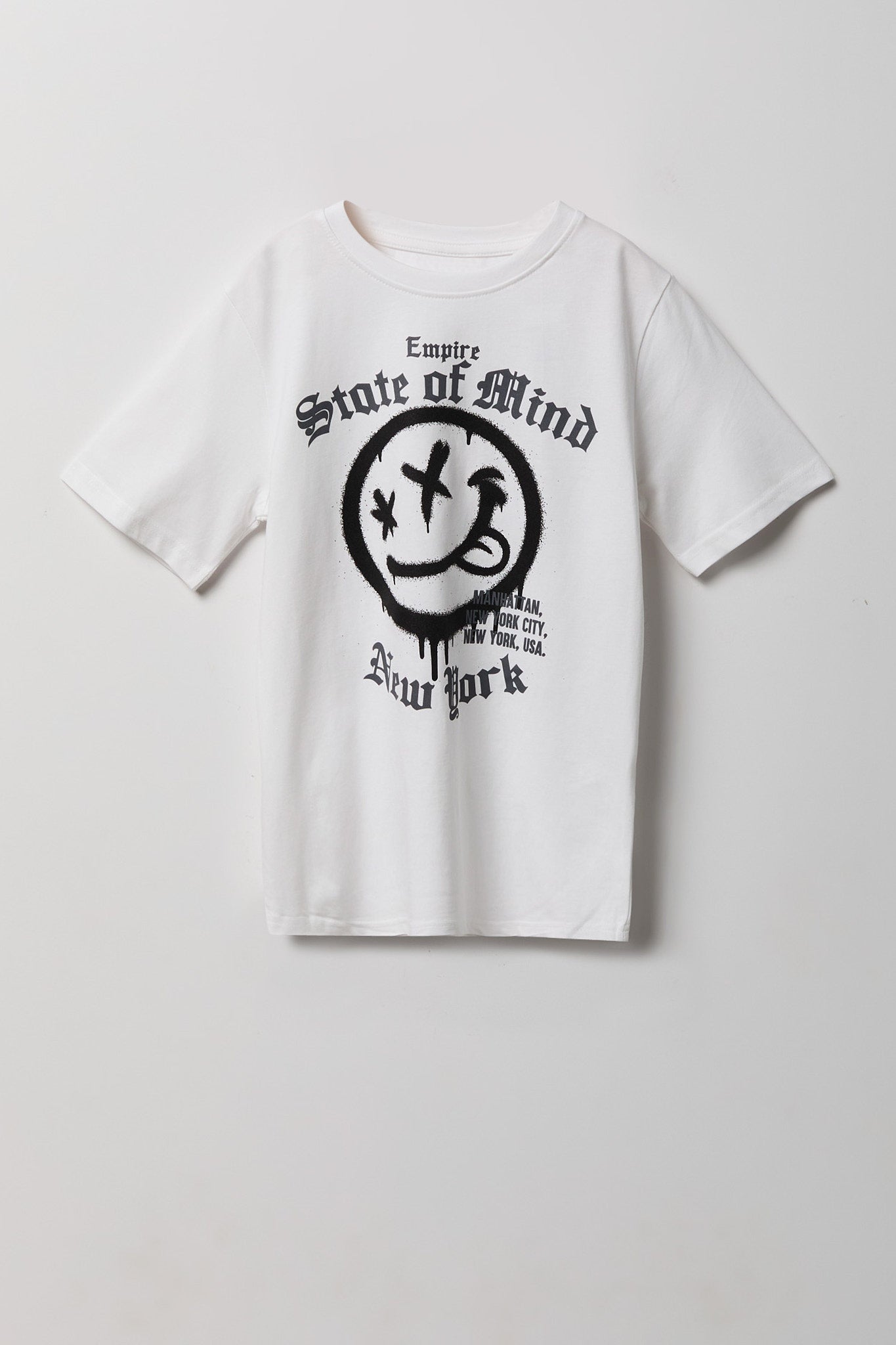 Youth New York Graphic Tee - White /