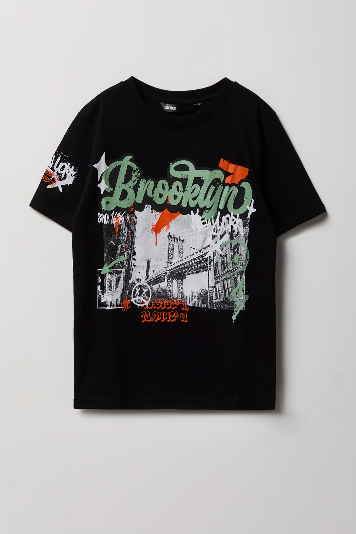 Youth Photo Graffiti Graphic Tee - /