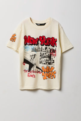 Youth Photo Graffiti Graphic Tee