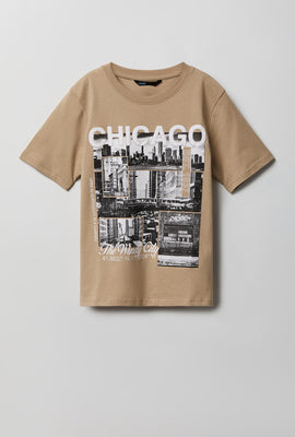 T-shirt imprimé villes junior