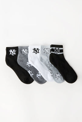 Youth City Ankle Socks 5-Pack
