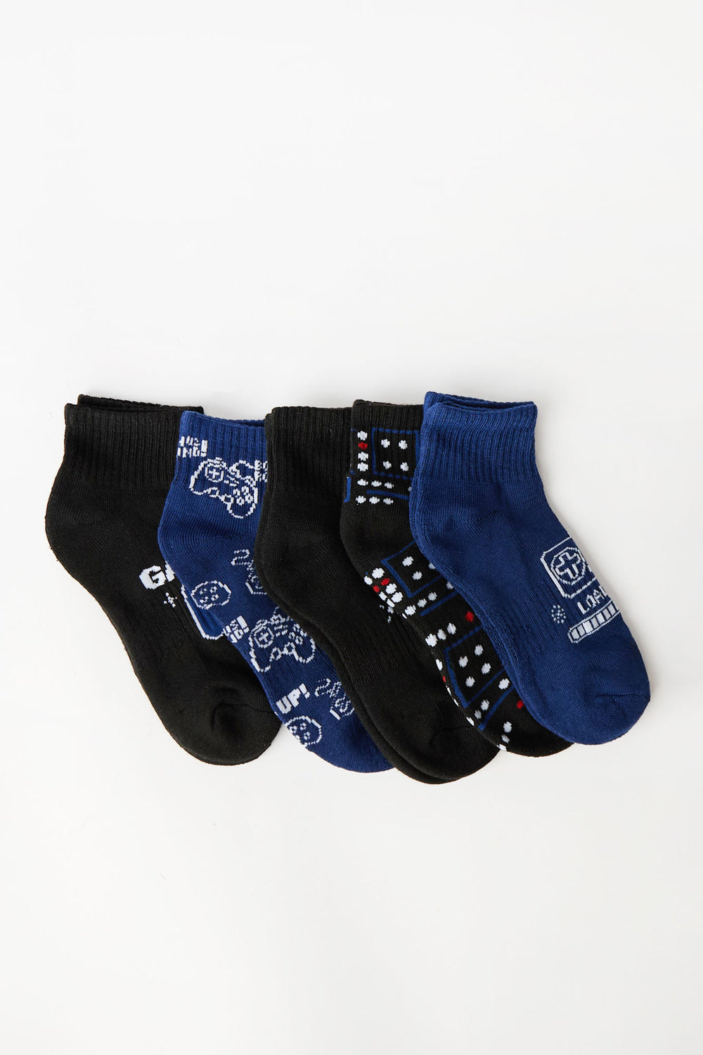 Youth Gamer Ankle Socks 5-Pack Youth Gamer Ankle Socks 5-Pack