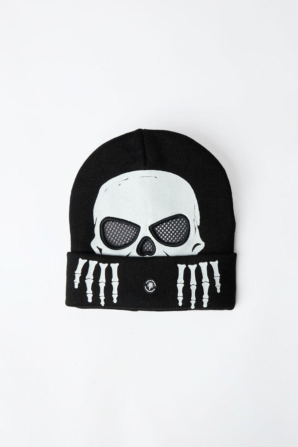Tuque squelette d'Halloween phosphorescente junior Tuque squelette d'Halloween phosphorescente junior