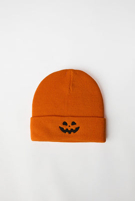 Tuque en tricot jacquard d'Halloween junior