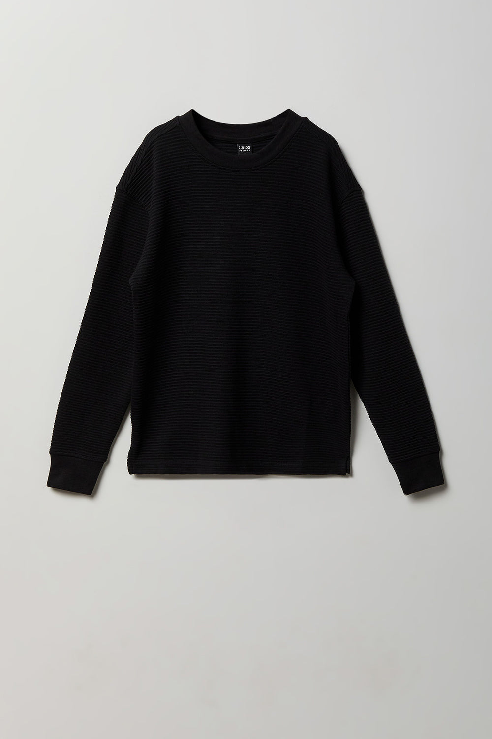 Youth Ribbed Knit Long Sleeve Top Youth Ribbed Knit Long Sleeve Top