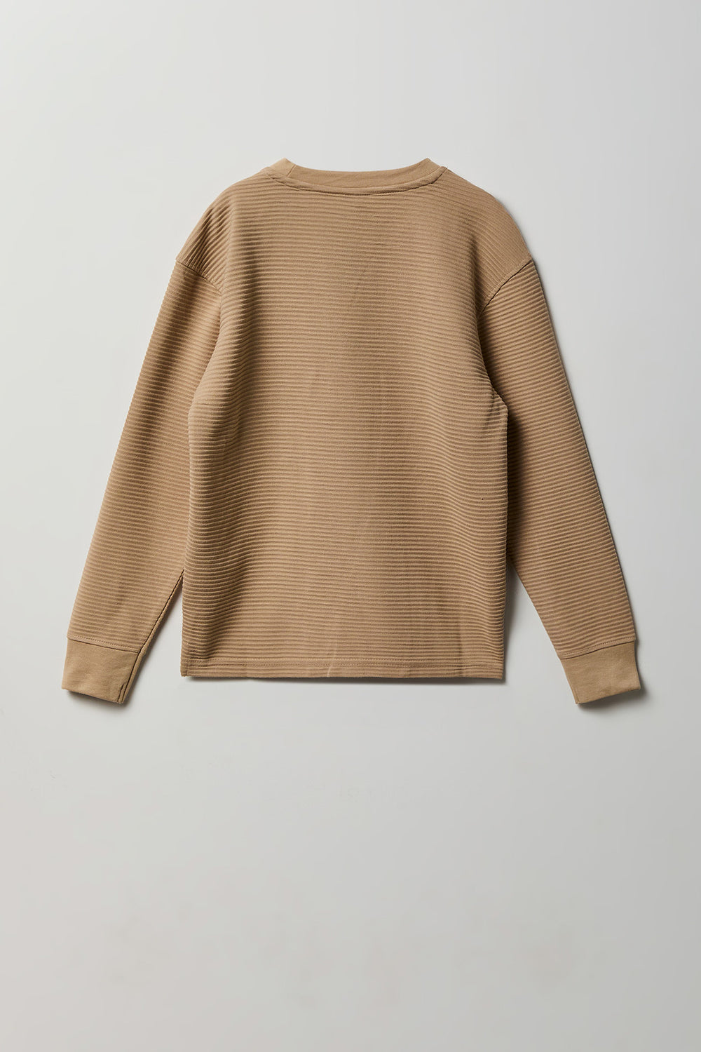 Youth Ribbed Knit Long Sleeve Top Youth Ribbed Knit Long Sleeve Top