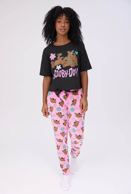 Scooby-Doo 2-Piece Pajama Tee & Velour Jogger Set