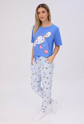 Cinnamoroll 2-Piece Pajama Tee & Velour Jogger Set