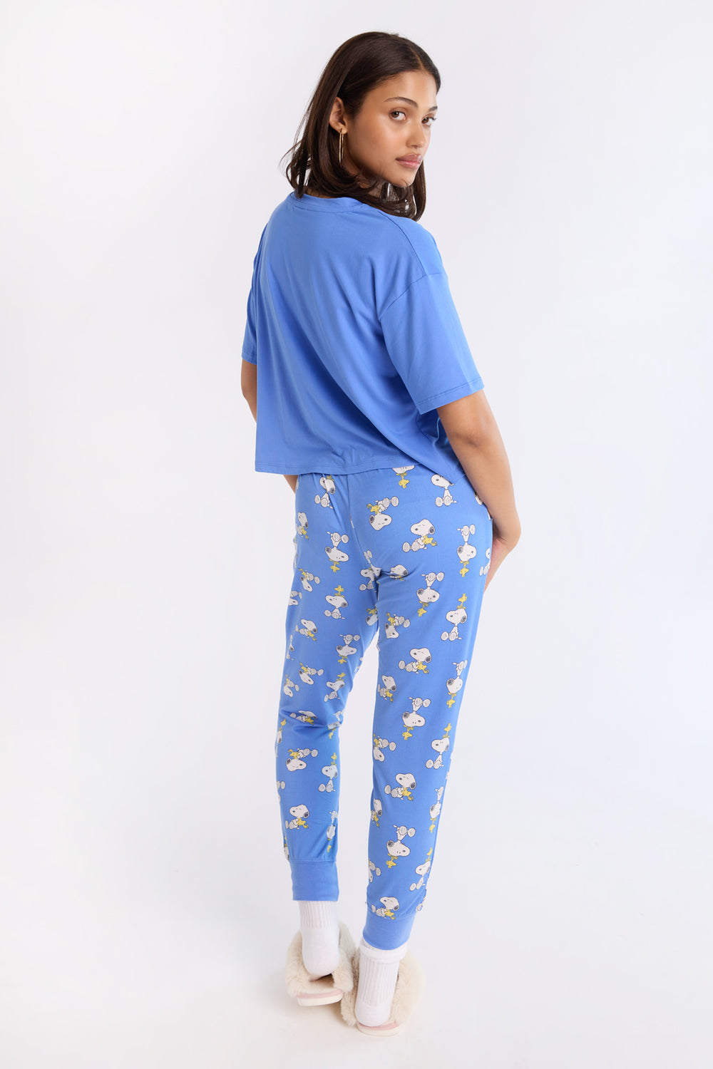 Peanuts Snoopy 2-Piece Pajama Tee & Jogger Set Peanuts Snoopy 2-Piece Pajama Tee & Jogger Set