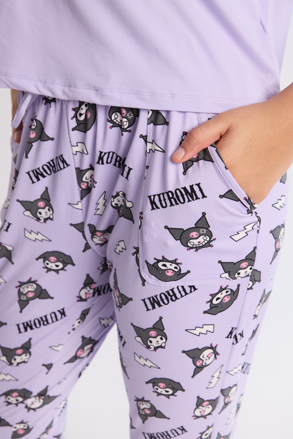 Ensemble de pyjamas 2 pièces Kuromi Ensemble de pyjamas 2 pièces Kuromi