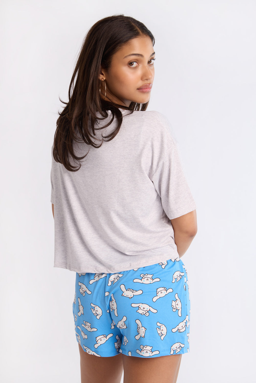 Cinnamoroll 2-Piece Pajama Tee & Shorts Set Cinnamoroll 2-Piece Pajama Tee & Shorts Set