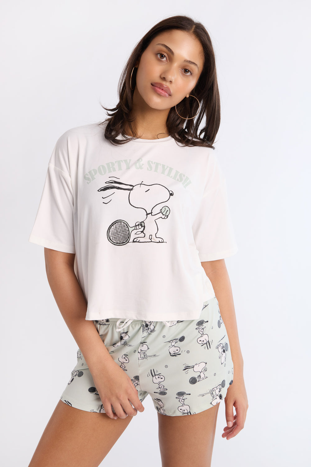 Ensemble de pyjama 2 pièces Snoopy Ensemble de pyjama 2 pièces Snoopy