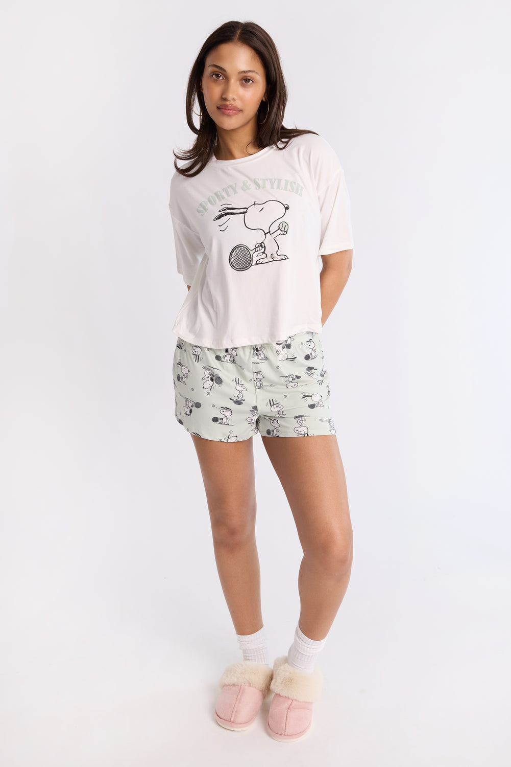 Ensemble de pyjama 2 pièces Snoopy Ensemble de pyjama 2 pièces Snoopy