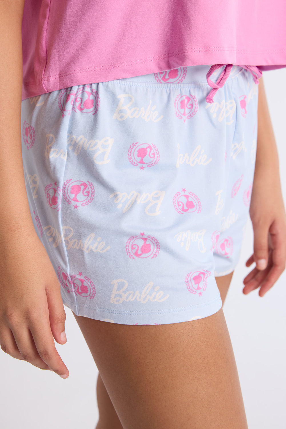 Barbie 2-Piece Pajama Tee & Shorts Set Barbie 2-Piece Pajama Tee & Shorts Set