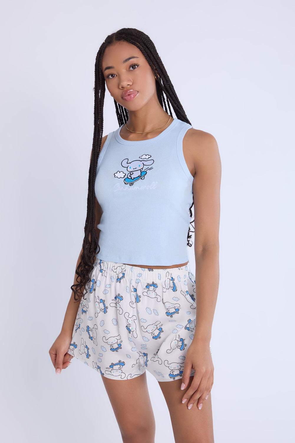 Cinnamoroll Boxer Pajama Dorm Set Cinnamoroll Boxer Pajama Dorm Set