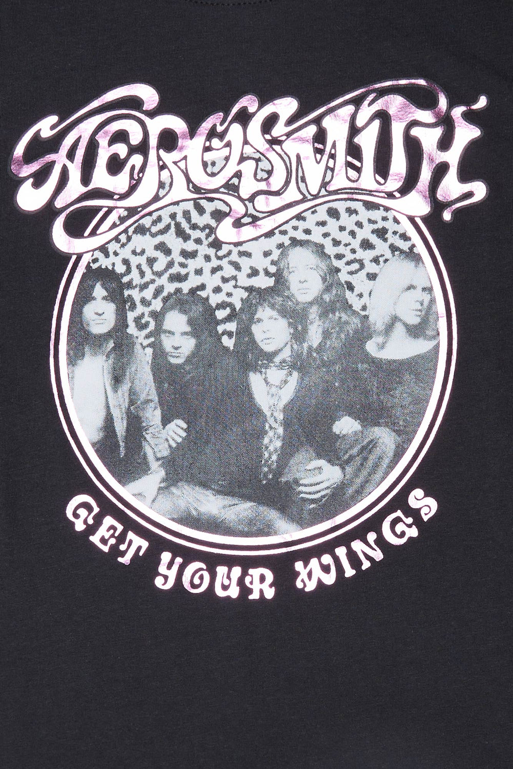 Aerosmith Foil Graphic Baby Tee Aerosmith Foil Graphic Baby Tee