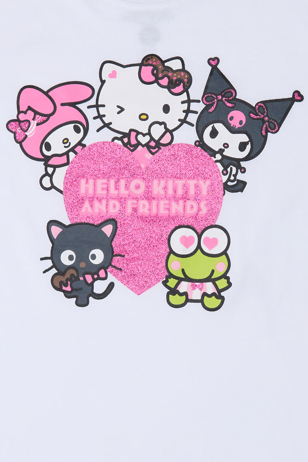 Hello Kitty And Friends Glitter Baby Tee Hello Kitty And Friends Glitter Baby Tee