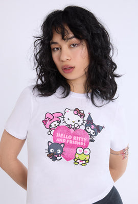 Hello Kitty And Friends Glitter Baby Tee