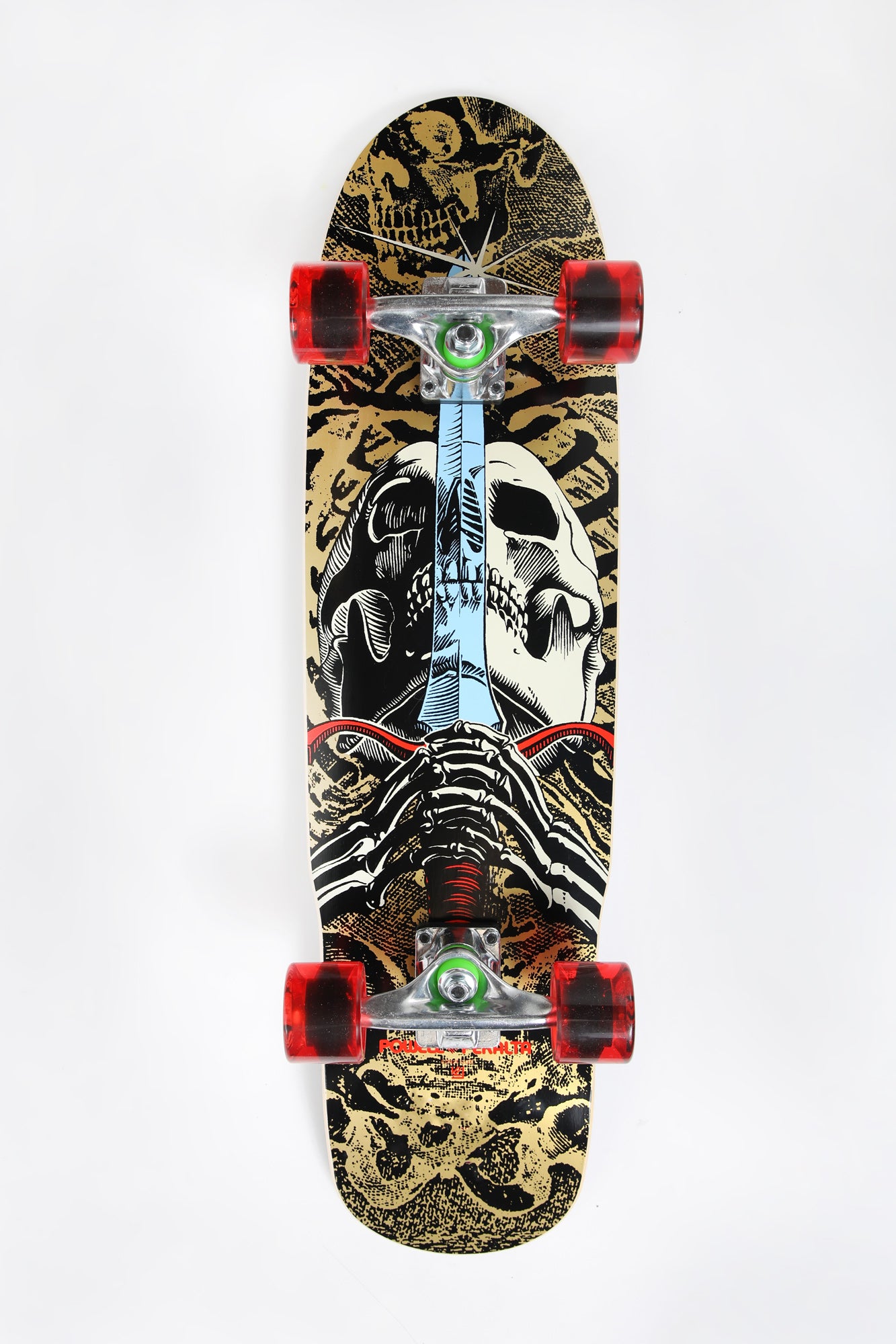 Powell Peralta Skull & Sword Mini Skateboard - Multi / O/S