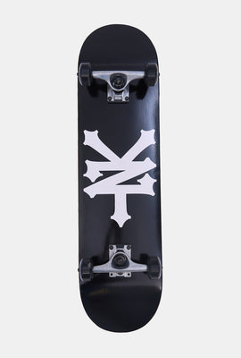 Skateboard imprimé logo blanc Zoo York 8