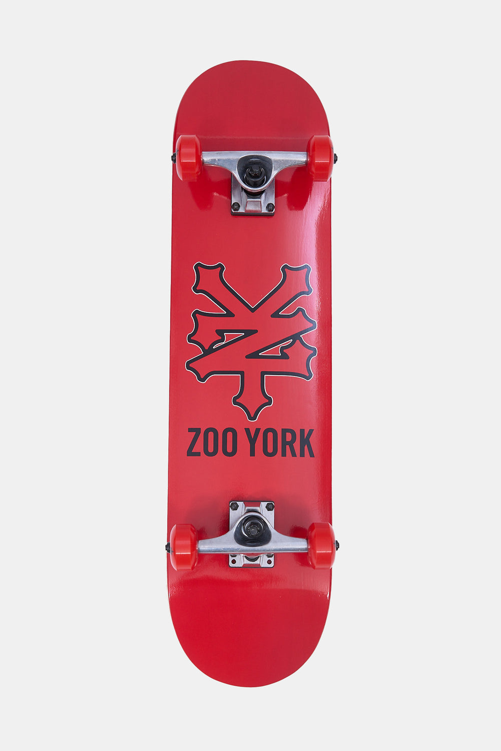 Skateboard imprimé logo rouge Zoo York 7.75