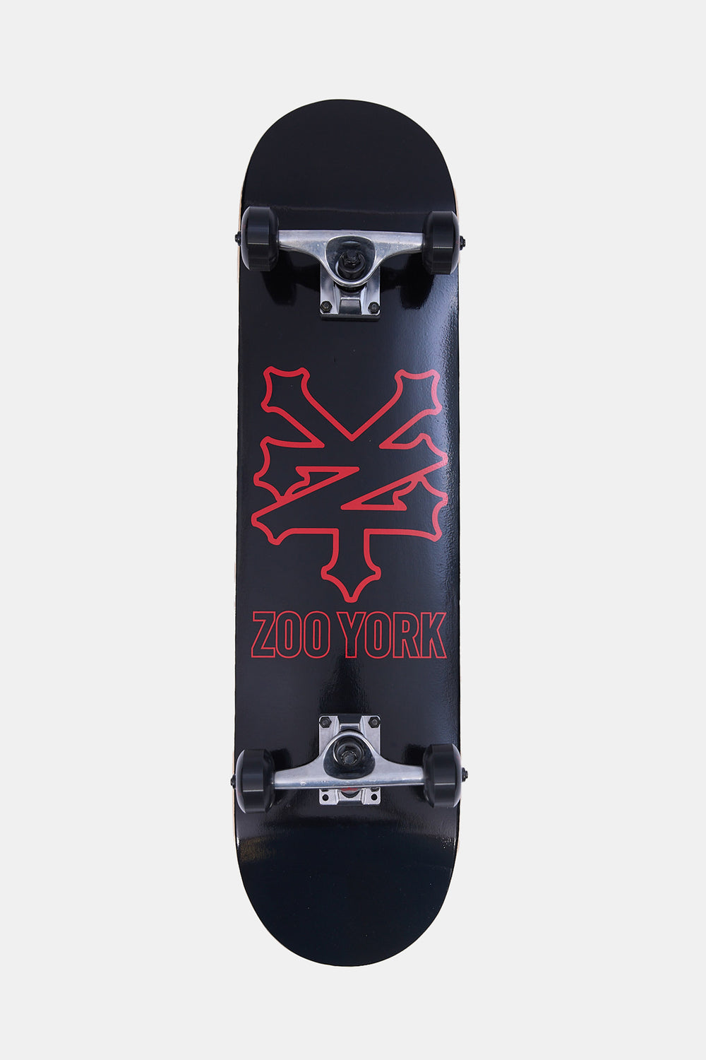 Skateboard imprimé logo noir Zoo York 7.75