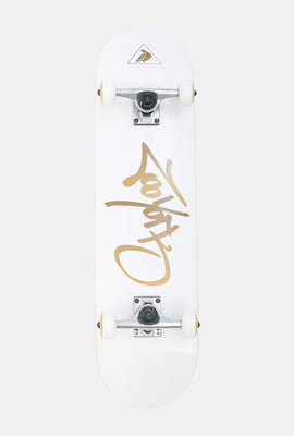 Zoo York White Script Logo Skateboard 8