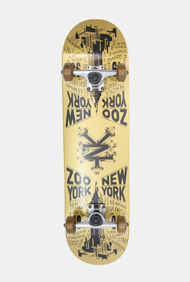 Zoo York Gold Mirror Image Skateboard 8