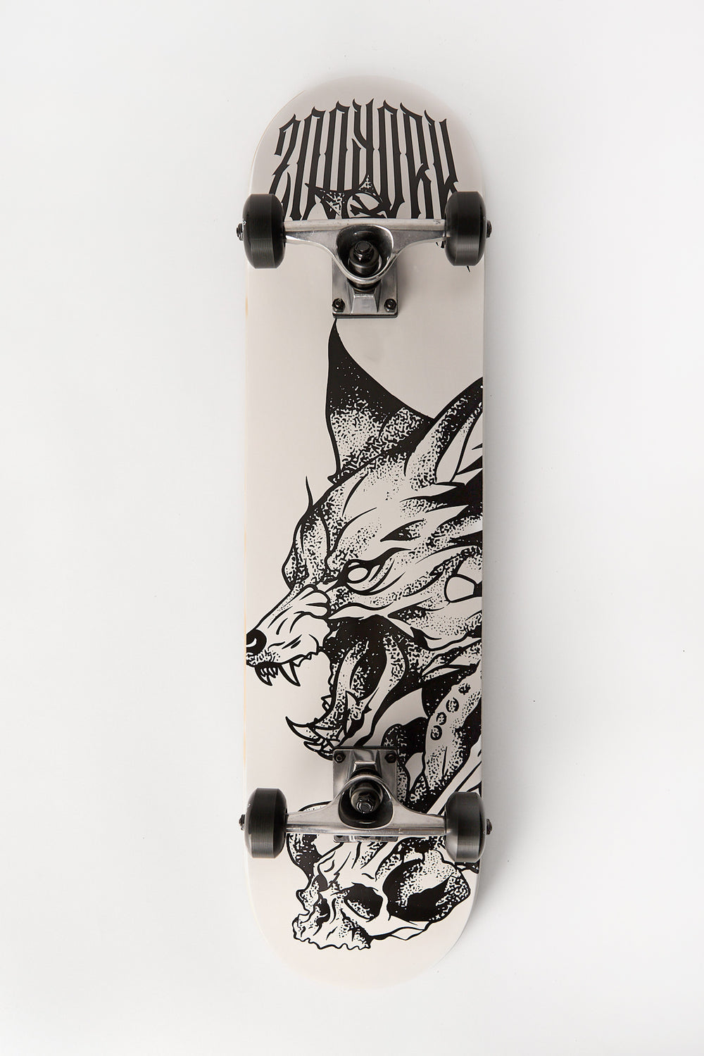 Zoo York Wolf Sketch Skateboard 7.75