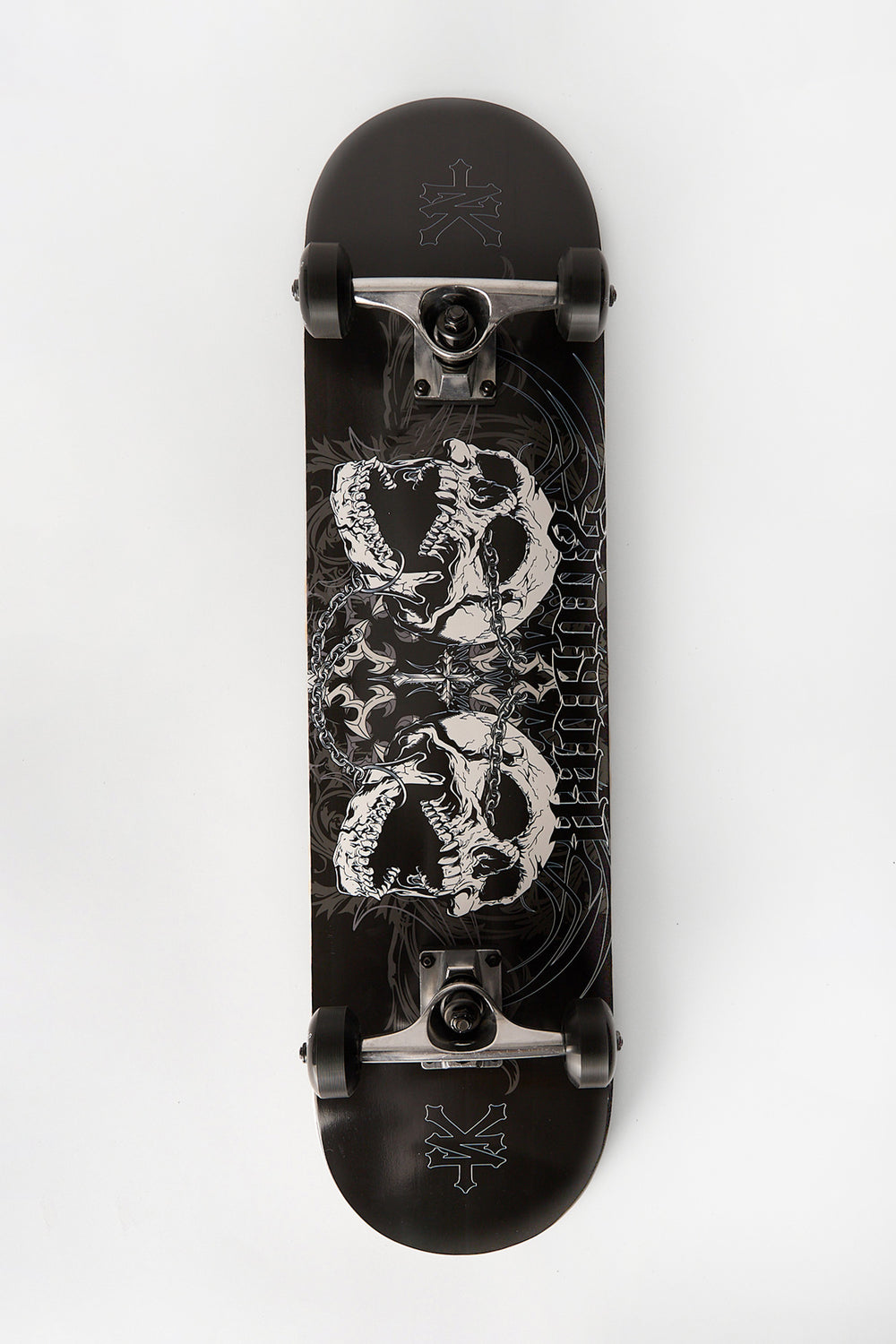 Zoo York Twin Skull Skateboard 7.75