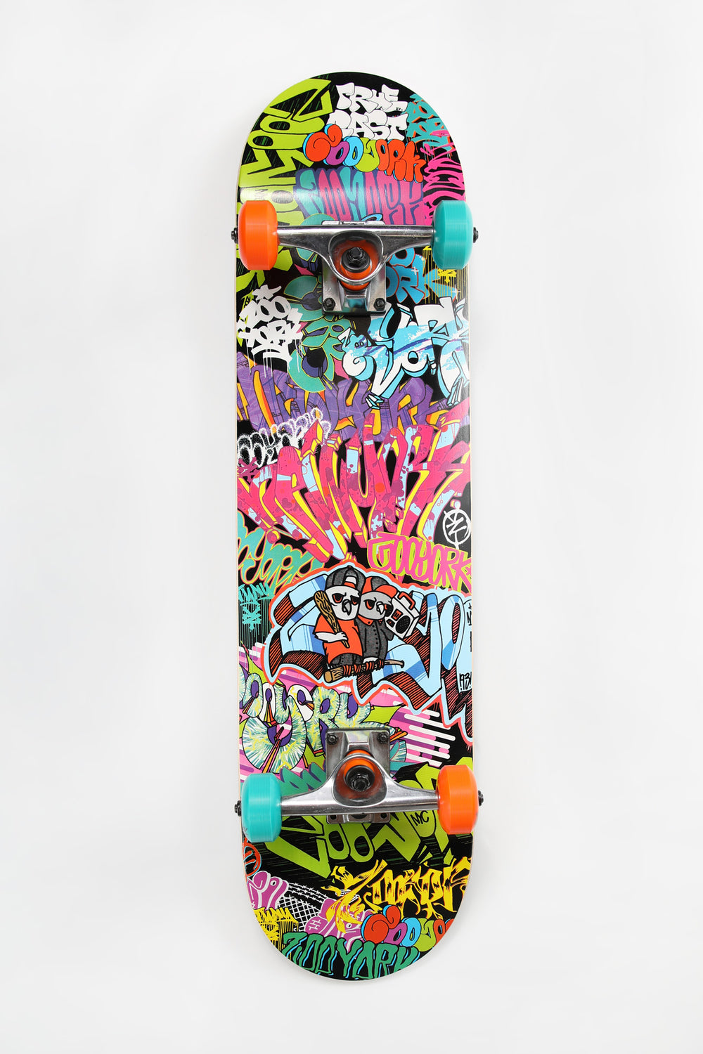 Skateboard Imprimé Graffiti Zoo York 7.75