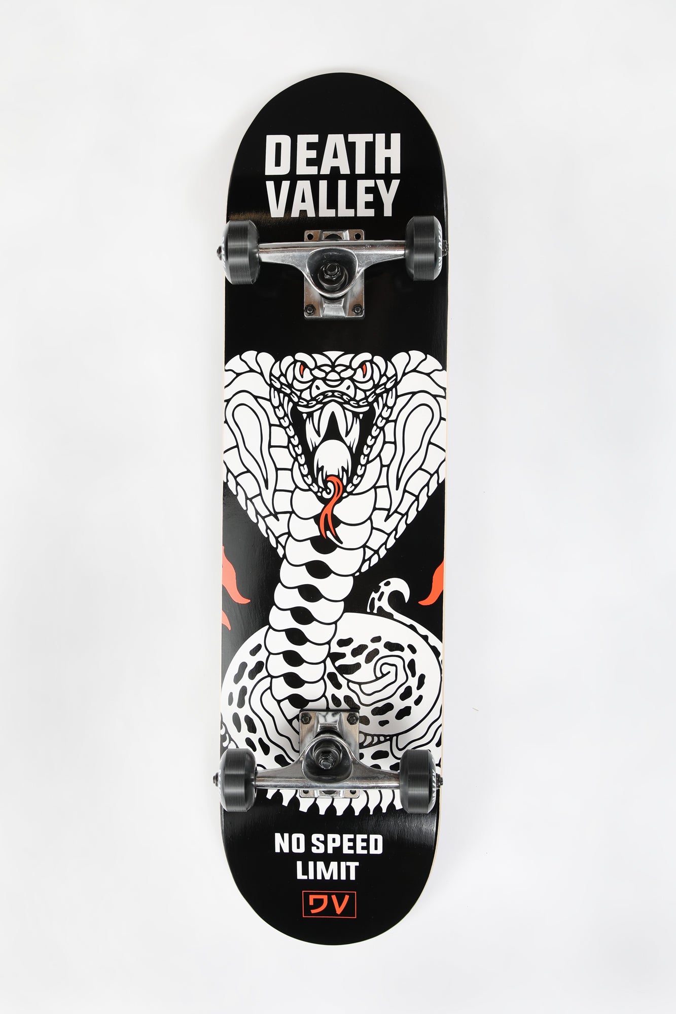 Death Valley No Speed Limit Skateboard 7.75 - Black with White / 7.75