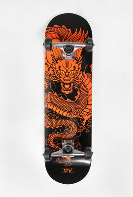 Death Valley Orange Dragon Skateboard 8.25