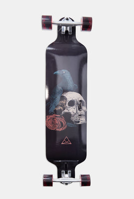 Zoo York Raven Skull Print Longboard 39