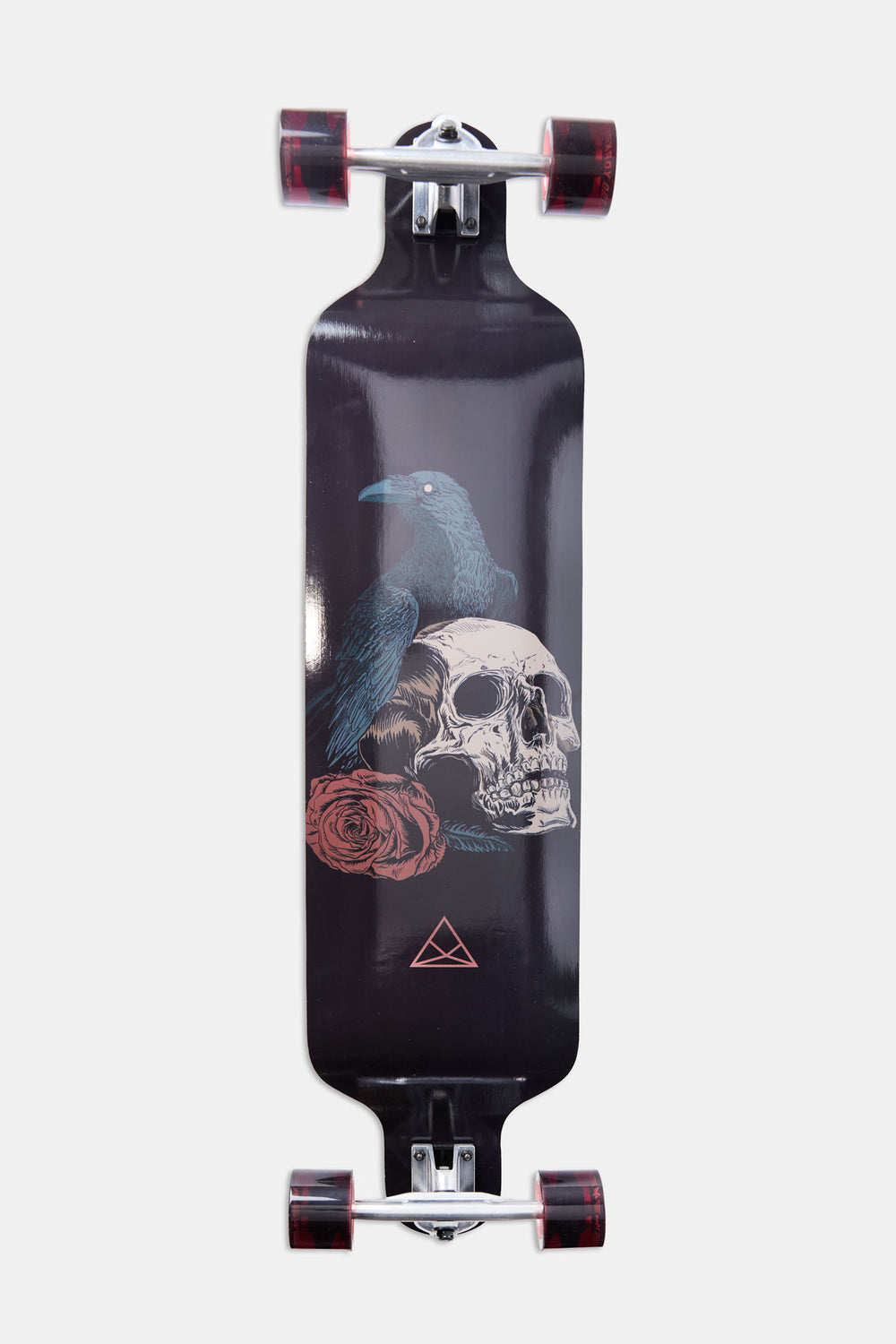 Zoo York Raven Skull Print Longboard 39