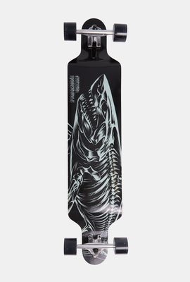 Longboard imprimé squelette de requin Zoo York 42