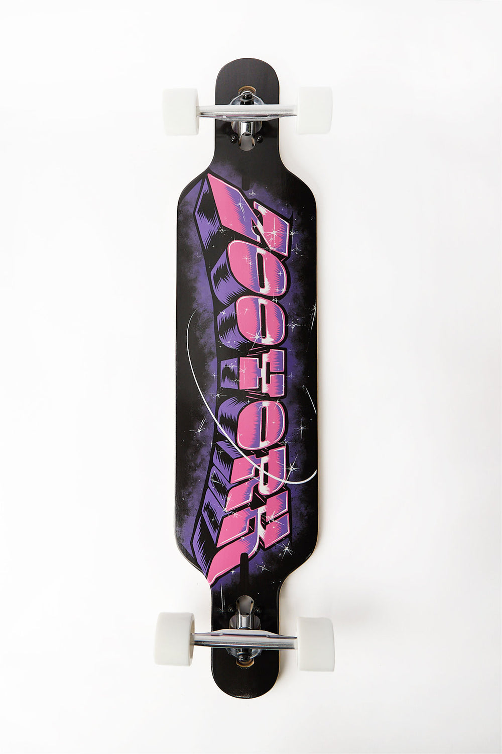 Longboard imprimé logo galaxie Zoo York 40