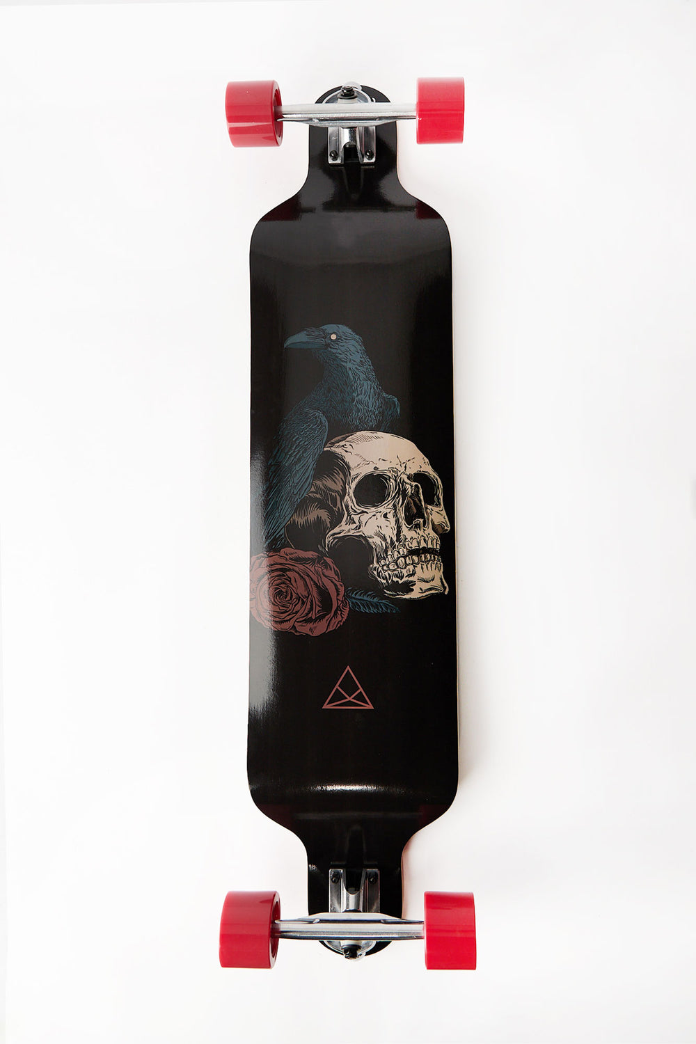 Longboard imprimé crâne de corbeau Zoo York 39