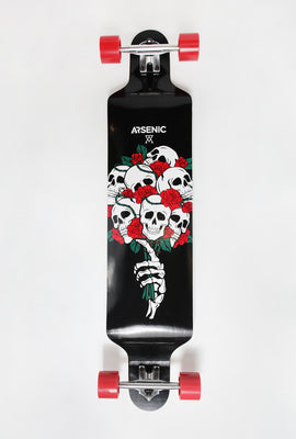 Longboard Imprimé Bouquet de Crânes Arsenic 42