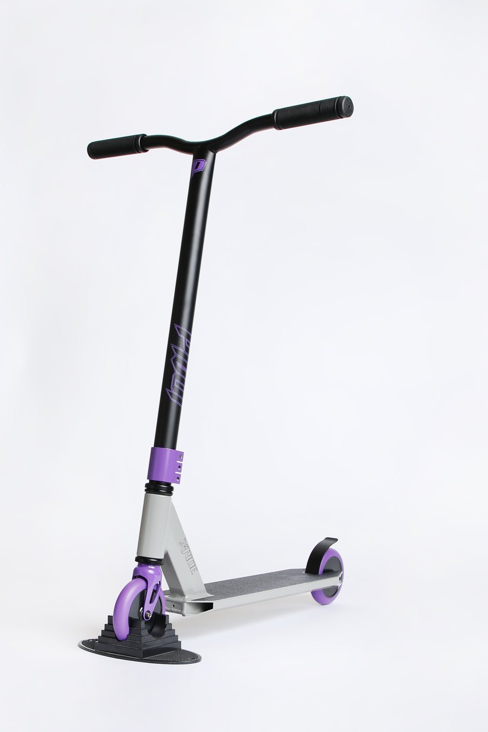 Trottinette X-Ride Grise & Violette Pivot Trottinette X-Ride Grise & Violette Pivot