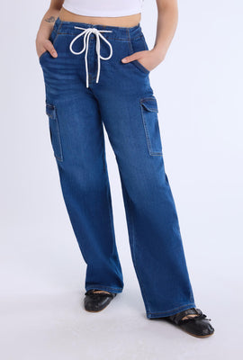 Loose Fit Cargo Jeans