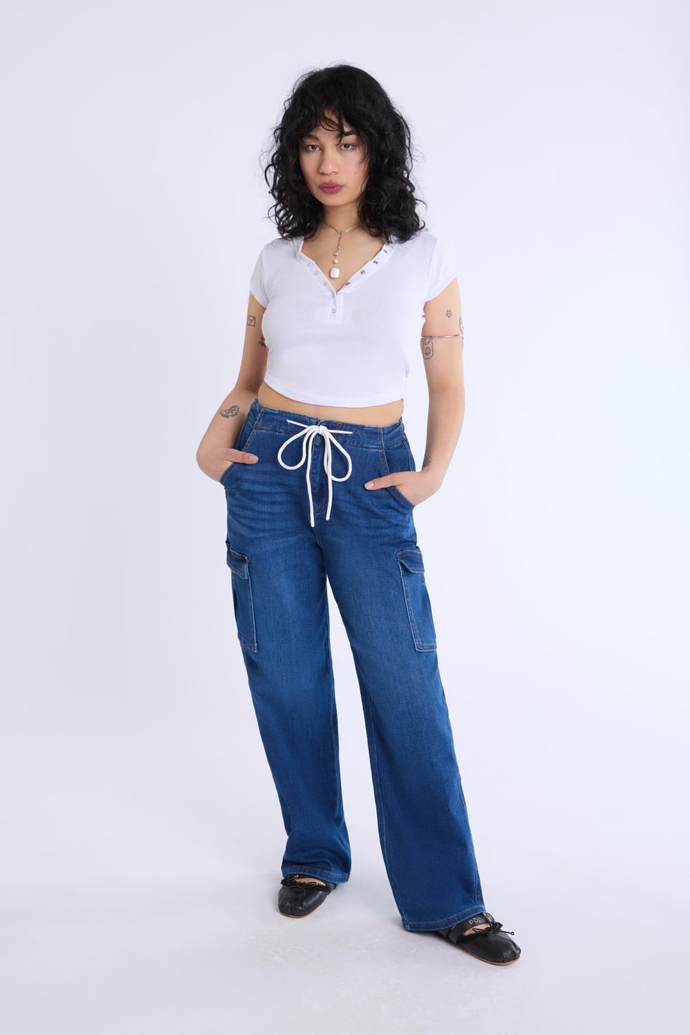 Loose Fit Cargo Jeans Loose Fit Cargo Jeans