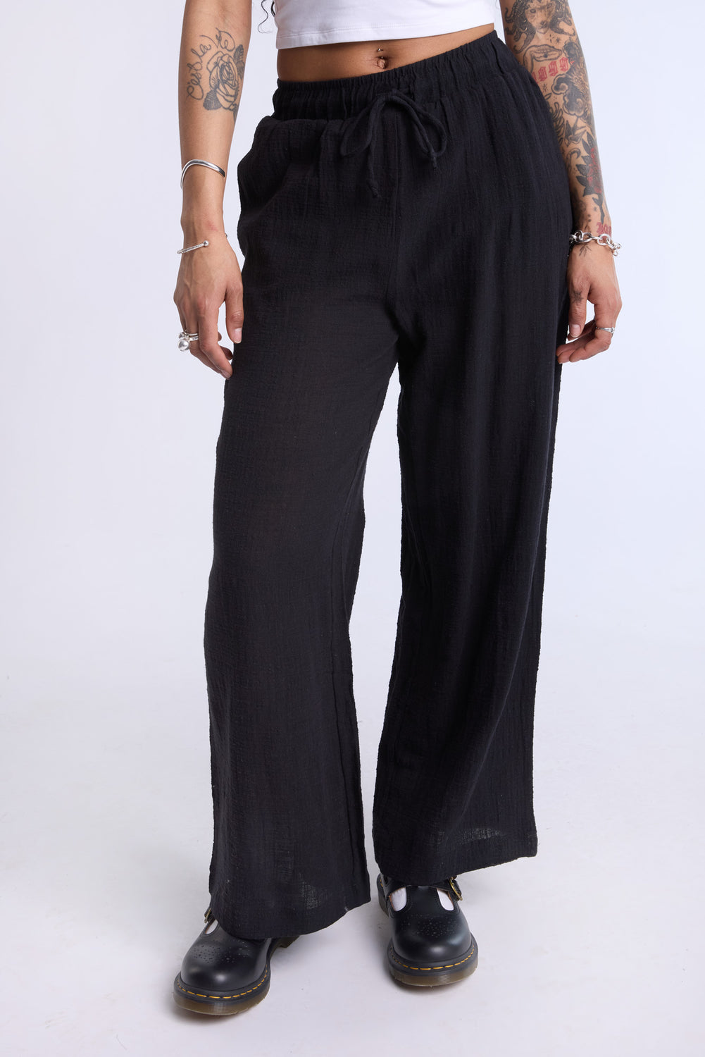 Pantalon en gaze de coton Pantalon en gaze de coton