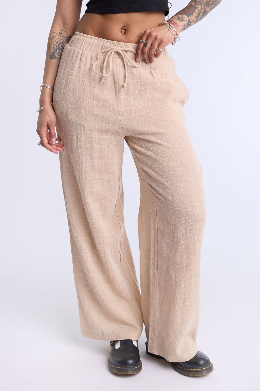 Pantalon en gaze de coton Pantalon en gaze de coton