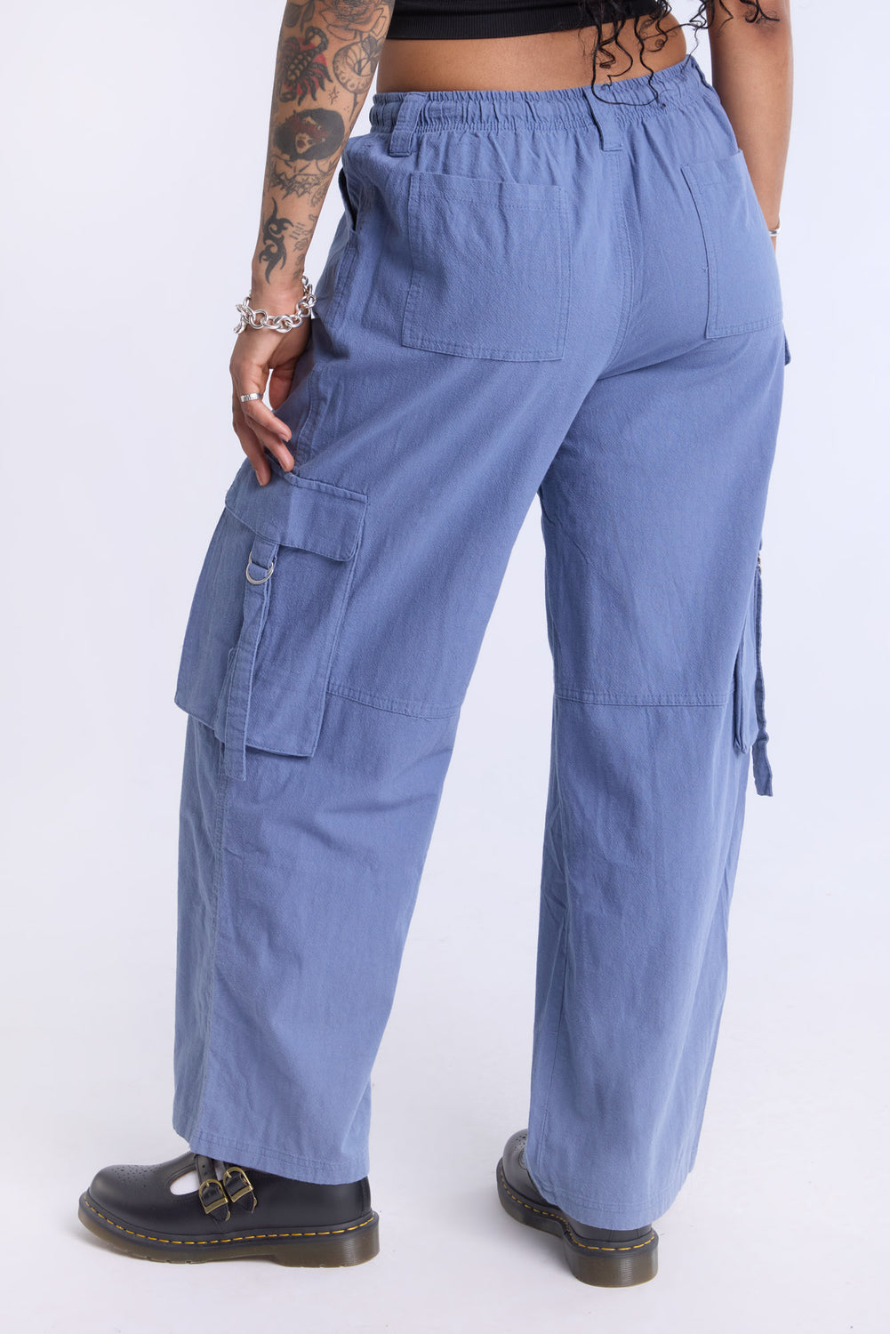 Cotton Wide Leg Cargo Pant Cotton Wide Leg Cargo Pant