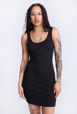 Sleeveless Ribbed Dress